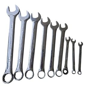 Pittsburgh‎ Mixed Wrench Set 9pc Metric & SAE Combination Ratcheting 8mm-25mm Z1